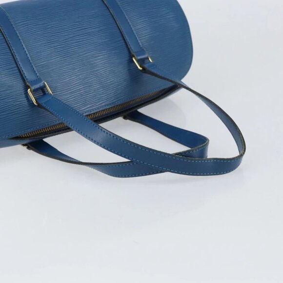 LOUIS VUITTON Epi Soufflot Hand Bag Blue - Picture 7 of 15